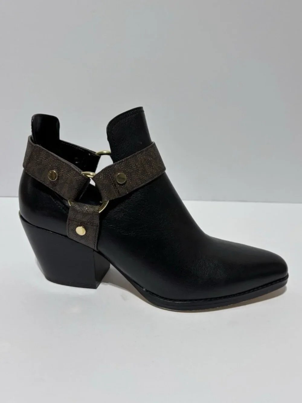 Michael Kors Women’s Pamela Black Ankle Booties, Size 9 M